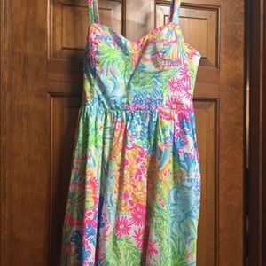 Lilly Pulitzer Size 10 Ardleigh Dress Lovers Coral